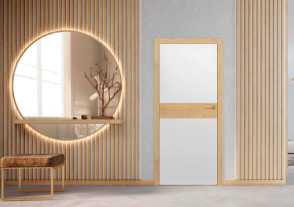 IEKŠDURVIS BEZ PĀRFALCES AR SLĒPTĀM ENĢĒM